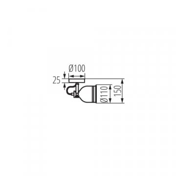 Спот Kanlux DERATO EL-1O B-SR 35640