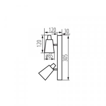 Спот Kanlux SEMPRA EL-2I B-SR 33093