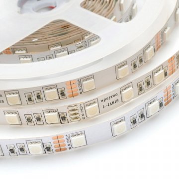 Светодиодная лента Apeyron 14,4W/m 60LED/m 5050SMD разноцветная 5M 10-33