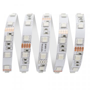 Светодиодная лента Apeyron 14,4W/m 60LED/m 5050SMD разноцветная 5M 10-33