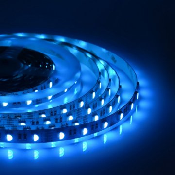 Светодиодная лента Apeyron 14,4W/m 60LED/m 5050SMD разноцветная/холодный белый 5M 00-109