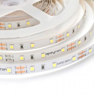Светодиодная лента OGM 4,8W/m 60LED/m 3528SMD холодный белый 25M SL-07