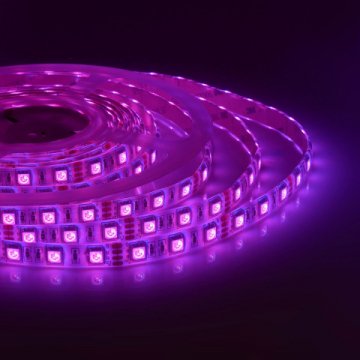 Светодиодная влагозащищенная лента Apeyron 14,4W/m 60LED/m 5050SMD разноцветная 5M 00-12