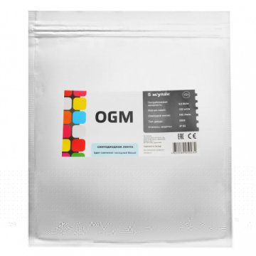 Светодиодная влагозащищенная лента OGM 9,6W/m 120LED/m 2835SMD холодный белый 5M LSE-151