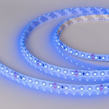 Светодиодная влагозащищенная лента Arlight 9,6W/m 120LED/m 2835SMD синий 5M 014676(2)