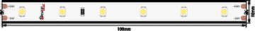 Светодиодная влагозащищенная лента DesignLed 4,8W/m 60LED/m 3528SMD теплый белый 5M 005704