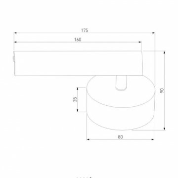 Светодиодный спот Eurosvet Tint 20126/1 LED белый