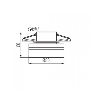 Точечный светильник Kanlux GOVIK-ST DSO-B 29237
