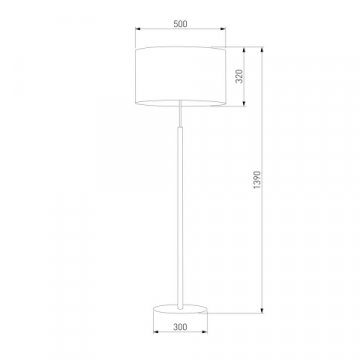 Торшер TK Lighting 5216 Deva White