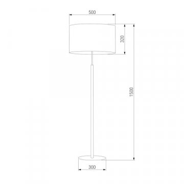 Торшер TK Lighting 5216 Deva White