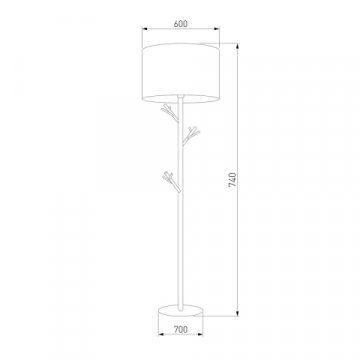 Торшер TK Lighting 5572 Albero White