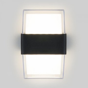 Уличный настенный светодиодный светильник Elektrostandard 1519 Techno LED Maul чёрный a048170
