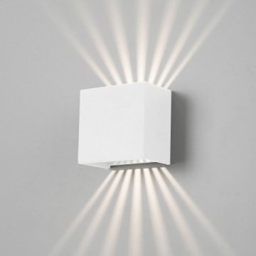 Уличный настенный светодиодный светильник Elektrostandard Sole 35149/D белый a058899