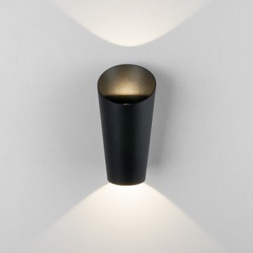 Уличный настенный светодиодный светильник Elektrostandard Tronc 1539 Techno Led черный a053448