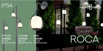 Уличный настенный светодиодный светильник Novotech Street Roca 358581