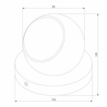 Уличный светодиодный светильник Elektrostandard Ball 35143/S a057632
