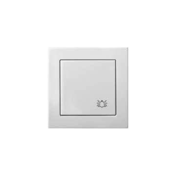 Кнопка звонка Liregus Epsilon белый 28-011