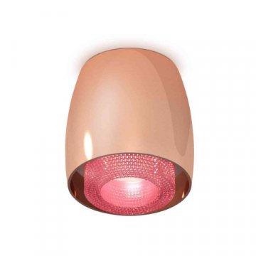 Комплект накладного светильника Ambrella light Techno Spot XS1144011 PPG/PI золото розовое полированное/розовый (C1144, N7193)