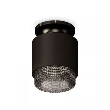 Комплект накладного светильника Ambrella light Techno Spot XS7511062 SBK/PBK/BK черный песок/черный полированный/тонированный (N7926, C7511, N7192)