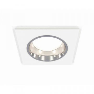Комплект встраиваемого светильника Ambrella light Techno Spot XC6520003 SWH/PSL белый песок/серебро полированное (C6520, N6112)