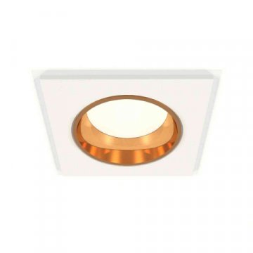 Комплект встраиваемого светильника Ambrella light Techno Spot XC6520004 SWH/PYG белый песок/золото желтое полированное (C6520, N6113)
