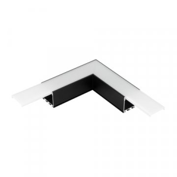Коннектор L-образный Arlight PLS-Lock-H25-L90 Black 031268