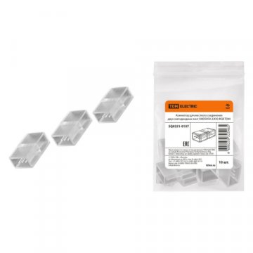 Коннектор прямой TDM Electric для светодиодных лент SMD5050-220V SQ0331-0197