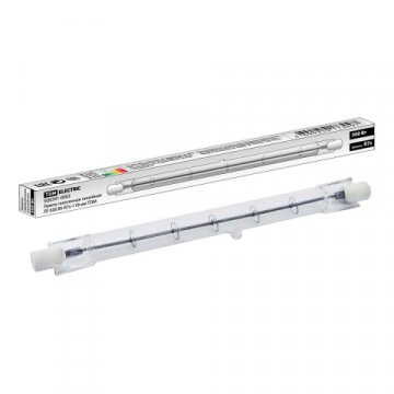 Лампа галогенная TDM Electric R7s 500W 2900K прозрачная SQ0341-0003
