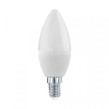 Лампа светодиодная диммируемая Eglo E14 7,5W 3000К опал 110124