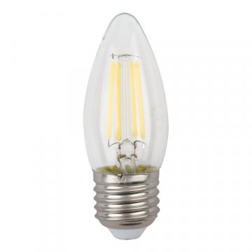Лампа светодиодная филаментная ЭРА E27 11W 4000K прозрачная F-LED B35-11w-840-E27 Б0046988