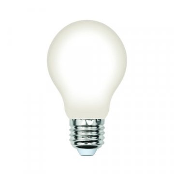 Лампа светодиодная филаментная Volpe E27 6W 3000K матовая LED-A60-6W/3000K/E27/FR/SLF UL-00008296