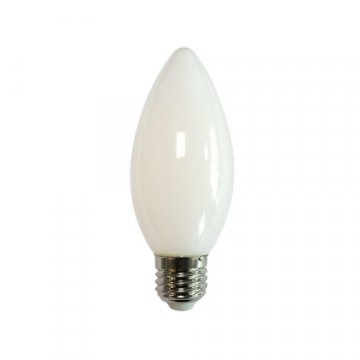 Лампа светодиодная филаментная Volpe E27 6W 3000K матовая LED-C35-6W/3000K/E27/FR/SLF UL-00008320
