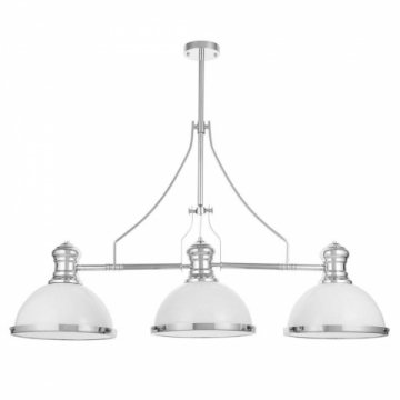 Подвесная люстра Lumina Deco Ettore LDP 710-3 WT+CHR