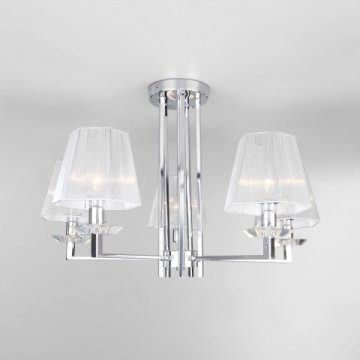 Потолочная люстра Eurosvet Alegria 60125/5 хром Smart