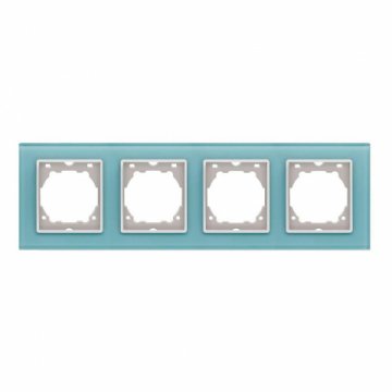 Рамка 4-постовая Vesta-Electric Exclusive Blue голубой FRM050403SIN