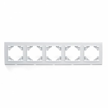 Рамка 5-постовая Stekker Эрна белый PFR00-9005-01 39620