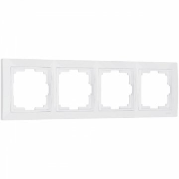 Рамка на 4 поста Werkel Snabb basic белый W0042001 4690389161414