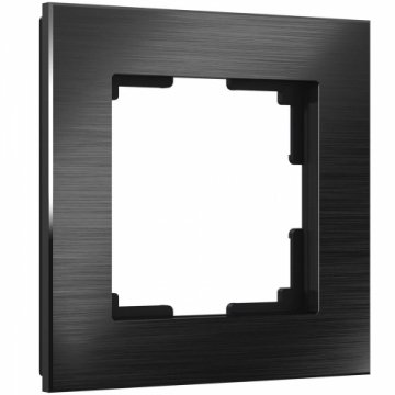 Рамка Werkel Aluminium на 1 пост черный алюминий W0011708 4690389157981