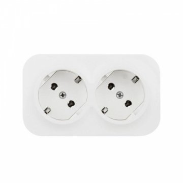 Розетка 2х2К+З Legrand Quteo 16A 250V со шторками белая 782237