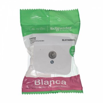 Розетка телевизионная TV Schneider Electric Blanca белая BLNTA000011