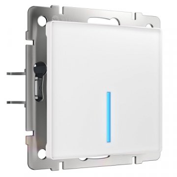 Сенсорный выключатель одноклавишный с функцией Wi-Fi Werkel белый W4510601 4690389171161