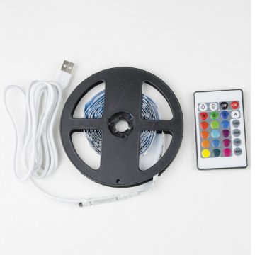 Светодиодная лента Uniel 4W/m RGB 3M ULS-U12 3M/RGB/1.5M/USB/RC IP20 RUA02C24 UL-00007534