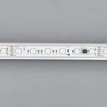 Светодиодная влагозащищенная лента Arlight 15W/m 60Led/m 5060SMD разноцветная 5M DMX-PS-B60-15mm 24V RGB-PX6 037090