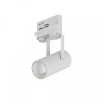 Трековый светодиодный светильник 6063 Focus CLIP TR4 (RAL9003/D75 — 3K/20W/23deg) 0721504