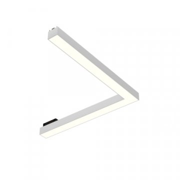 Трековый светодиодный светильник 6063 TrackLine Fold Angle (ral9003/400mm/400mm/LT70 — 4K/24W/120deg) 0625207