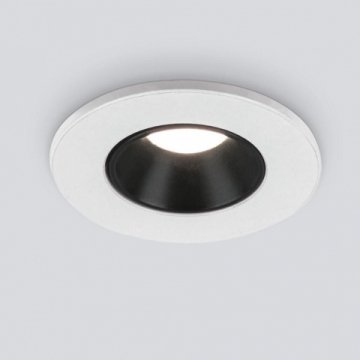 Встраиваемый светодиодный светильник Elektrostandard 25025/Led 3W 4200K WH/BK белый/черный a056778