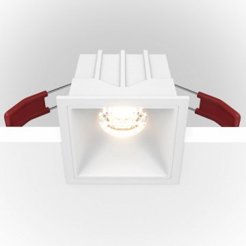 Встраиваемый светильник Maytoni Alfa LED DL043-01-10W3K-D-SQ-W