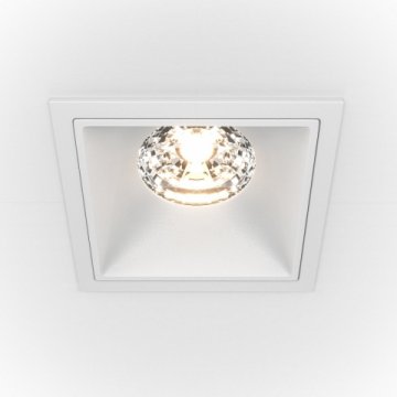 Встраиваемый светильник Maytoni Alfa LED DL043-01-15W3K-D-SQ-W