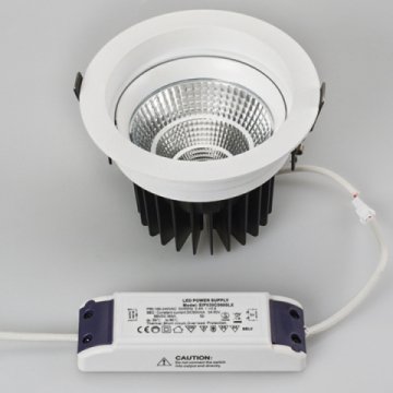 Встраиваемый светодиодный светильник Arlight LTD-140WH 25W Warm White 032618