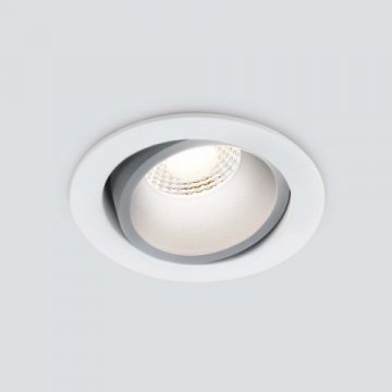 Встраиваемый светодиодный светильник Elektrostandard 15267/LED 7W 4200K белый/серебро a055723
